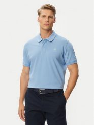 Beverly Hills Polo Club Polo P-SS26M-P450106 Niebieski jasny Regular Fit. Niebieskie koszulki polo męskie Beverly Hills Polo Club, m, bez wzorów, z bawełny, bez ramiączek. Za 249.99 zł.