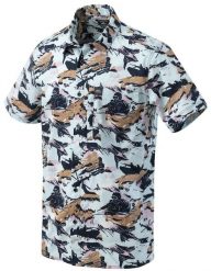 Helikon-Tex Koszula Helikon-Tex Tactical Hawaiian Short Sleeve - pacific rozmiar: s. Koszule męskie HELIKON-TEX, m, bez wzorów, bez kołnierzyka, bez ramiączek. Za 208.57 zł.