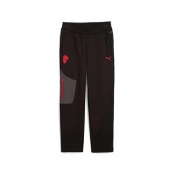 Spodnie dresowe AC Milan Pumatech. Czarne spodnie sportowe męskie Puma, l, bez wzorów, z bawełny, na fitness i siłownię. Za 282.50 zł.