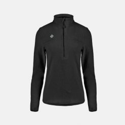 Izas Damska bluza sportowa Sutton W Half-Zip, podnieś swój styl i wydajność. Czarne bluzy damskie IZAS, m, bez wzorów, z polaru, bez kaptura. W wyprzedaży za 113.00 zł.