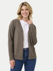 Kaffe Kardigan Fenia 10551503 Brązowy Regular Fit. Brązowe kardigany damskie Kaffe, m, bez wzorów, z wiskozy. Za 119.99 zł.