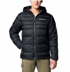 Columbia Buck Butte II Insulated Hooded Jacket 2086882010 Czarne L. Czarne kurtki męskie Columbia, l, bez wzorów, bez kaptura. Za 464.26 zł.