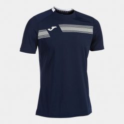 Koszulka męska Joma Smash Short Sleeve T-Shirt navy/white XXL. Białe koszulki polo męskie Joma, l, bez wzorów, z dzianiny, bez kołnierzyka, bez ramiączek, tenisowe. Za 119.00 zł.