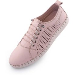 Damskie Skórzane Buty Nell Perform Cameo Różowe. Czerwone obuwie sportowe damskie 47 Brand, bez wzorów, ze skóry, rowerowe. Za 351.99 zł.