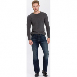 Dżinsy "Antonio" - Relax Fit - w kolorze granatowym. Niebieskie jeansy męskie Cross Jeans. W wyprzedaży za 136.95 zł.