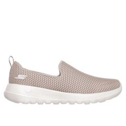 Sneakersy Skechers GO WALK JOY (15600TPE). Brązowe obuwie sportowe damskie Skechers, bez wzorów, z tkaniny, trekkingowe, Skechers Sport. Za 259.00 zł.