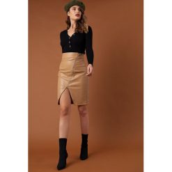 NA-KD Trend Spódnica z suwakiem - Brown. Spódnice damskie marki NA-KD Trend. Za 202.95 zł.