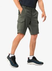 Spodenki turystyczne męskie Vaude Neyland Cargo Shorts. Zielone szorty męskie Vaude, m, bez wzorów, z bawełny. Za 425.35 zł.