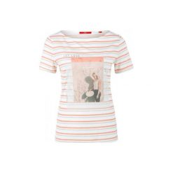 S.Oliver T-Shirt Damski 34 Kremowy. Białe t-shirty damskie S.Oliver. W wyprzedaży za 55.00 zł.
