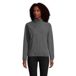 Damska Kurtka Soft Shell Falcon Zapinana Na Zamek Błyskawiczny. Brązowe kurtki damskie SOL'S, s, bez wzorów, bez kaptura, trekkingowe. Za 228.99 zł.