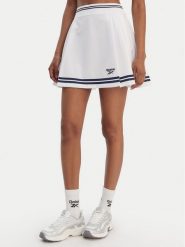 Reebok Spódnica mini Marta RK25491CCW Biały Regular Fit. Białe spódnice damskie Reebok, s, bez wzorów, z syntetyku, mini. Za 179.99 zł.