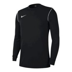 Bluza piłkarska męska Nike Park 20 Crew. Białe bluzy męskie Nike, m, bez wzorów, z materiału, bez kaptura. Za 129.99 zł.