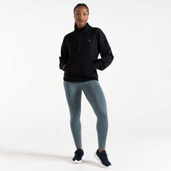 Bluza damska z zamkiem 1/2 Dare 2B Recoup II. Czarne bluzy damskie Dare 2b, bez wzorów, z bawełny, bez kaptura. Za 109.25 zł.
