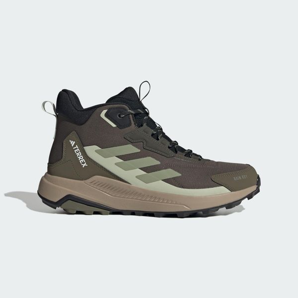 Buty Terrex Anylander Mid Rain.Rdy Hiking. Zielone trekkingi męskie Adidas. Za 351.20 zł.