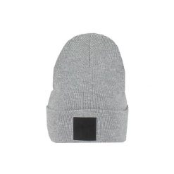 Czapka Helvetica IDAHO. Szare czapki i kapelusze męskie HELVETICA, z aplikacjami, z dzianiny, klasyczne. Za 192.50 zł.