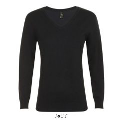 Sweter damski Sol's Glory. Czarne swetry damskie SOL'S, na zimę, m, bez wzorów, z materiału, eleganckie, bez kołnierzyka, bez ramiączek, bez kaptura. Za 168.20 zł.