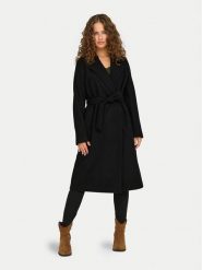 ONLY Płaszcz przejściowy Alvilda 15314362 Czarny Regular Fit. Czarne płaszcze damskie Only, s, bez wzorów, z syntetyku, bez kaptura. Za 299.99 zł.