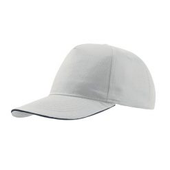 Rozpocznij 5 Sandwich 5 Panel Cap. Białe czapki i kapelusze damskie ATLANTIS, bez wzorów. Za 27.99 zł.