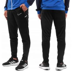 Spodnie Dresowe Męskie Nike Dri-Fit Academy 25 Sportowe Dresy Czarne. Czarne spodnie sportowe męskie Nike, m, bez wzorów, z dresówki, dri-fit (nike). Za 142.00 zł.