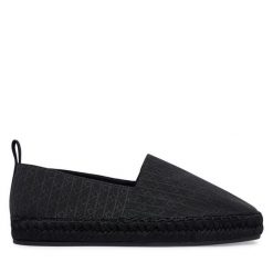 Espadryle Calvin Klein. Czarne espadryle damskie Calvin Klein, bez wzorów, bez obcasa, bez zapięcia. Za 359.99 zł.