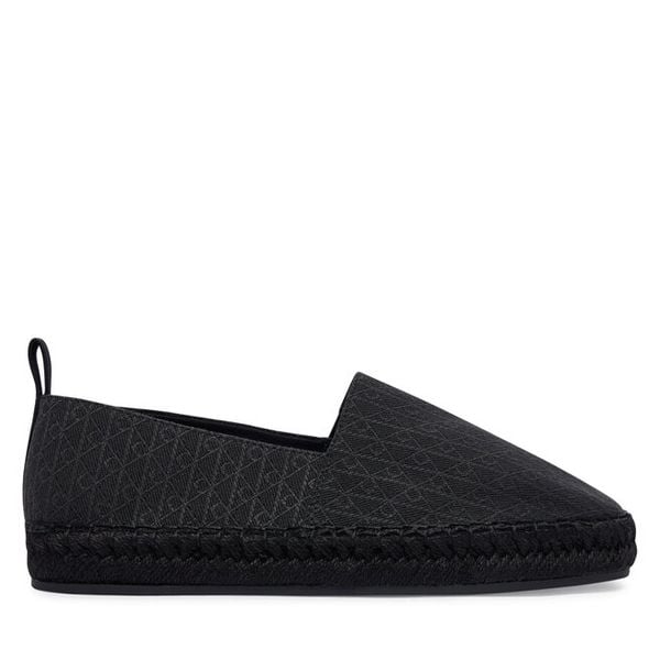 Espadryle Calvin Klein. Czarne espadryle damskie Calvin Klein, bez wzorów, bez obcasa, bez zapięcia. Za 213.99 zł.