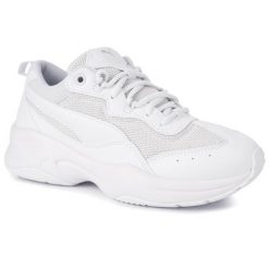 Damskie buty sportowe sneakersy białe PUMA CILIA. Białe obuwie sportowe damskie Puma, bez wzorów. Za 165.00 zł.