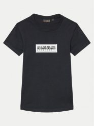 Napapijri T-Shirt S-Chamois NP0A4HYL S Czarny Regular Fit. Czarne t-shirty dla chłopców Napapijri, bez wzorów, z bawełny, bez ramiączek. Za 79.99 zł.