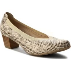 Półbuty COMFORTABEL - 730385 Beige 8. Brązowe półbuty damskie Comfortabel, z materiału. W wyprzedaży za 239.00 zł.