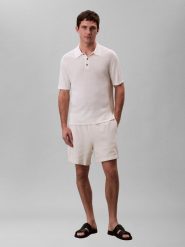 Calvin Klein Jeans Szorty Mężczyźni beżowy, L. Brązowe szorty męskie Calvin Klein Jeans, l, bez wzorów, z jeansu. Za 279.95 zł.