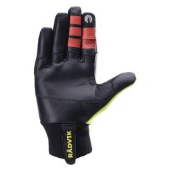 Długie rękawice Radvik Frost. Czarne rękawiczki męskie RADVIK, bez wzorów, sportowe. Za 156.39 zł.