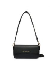 Valentino Torebka Aleksandra VBS9W909 Czarny. Czarne listonoszki damskie Valentino, bez wzorów, ze skóry, bez dodatków. Za 649.99 zł.