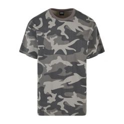 T-shirt Męski Camo Oversized Simple. Brązowe koszulki sportowe męskie Urban Classics, m, bez wzorów, sportowe, bez kołnierzyka. Za 84.99 zł.