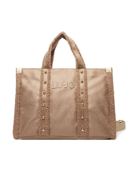 Liu Jo Torebka L Tote 2F5027 E0021 Brązowy. Brązowe torebki do ręki damskie Liu Jo, bez wzorów, z materiału, bez dodatków. Za 539.99 zł.