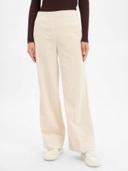 Opus Damskie spodnie sztruksowe - Mileni cargo Kobiety Sztruks biały jednolity, 44. Białe spodnie materiałowe damskie Opus, s, bez wzorów, z bawełny. Za 329.95 zł.