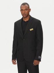 Versace Jeans Couture Marynarka 78GAQ704 Czarny Slim Fit. Czarne marynarki męskie Versace Jeans Couture, bez wzorów, z jeansu. Za 2,019.00 zł.