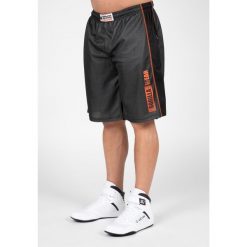 Wallace Mesh Szorty - Szary/Pomarańczowy. Brązowe buty sportowe męskie GORILLA WEAR, z meshu, bez zapięcia, na fitness i siłownię. Za 183.00 zł.