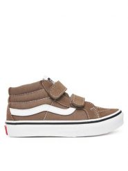 Vans Sneakersy SK8-Mid Reissue V VN000CZ71NU1 Brązowy. Brązowe buty sportowe chłopięce Vans, bez wzorów, ze skóry, bez zapięcia. Za 259.99 zł.