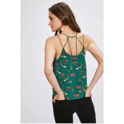 Vero Moda - Top. Szare topy damskie Vero Moda, z poliesteru, bez rękawów. W wyprzedaży za 59.90 zł.