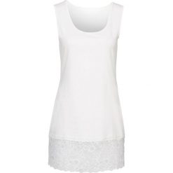 Top z koronką bonprix biel wełny. Topy damskie marki bonprix. Za 54.99 zł.