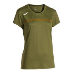 Koszulka do biegania damska Joma Record III. Brązowe t-shirty damskie Joma, s, bez wzorów, z meshu, bez kołnierzyka. Za 220.50 zł.