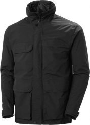 Kurtka męska Helly Hansen Utility Rain czarna r. L. Czarne kurtki męskie Helly Hansen, l, bez wzorów, bez kaptura. Za 899.99 zł.