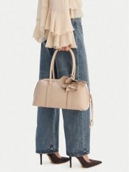 GINO ROSSI Torebka C-LDA8017A Beżowy. Brązowe torebki do ręki damskie Gino Rossi, bez wzorów, z materiału, bez dodatków. Za 249.99 zł.