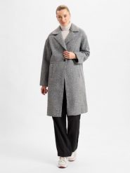 Opus Płaszcz - Hannie Kobiety szary, 40. Szare płaszcze damskie Opus, bez wzorów, eleganckie, bez kaptura. Za 479.95 zł.
