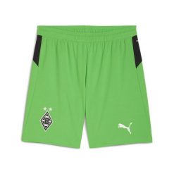 Męskie szorty Borussia Mönchengladbach 25/26 PUMA Green Warm White. Białe krótkie spodenki sportowe męskie Puma, m, bez wzorów, do piłki nożnej. Za 199.00 zł.