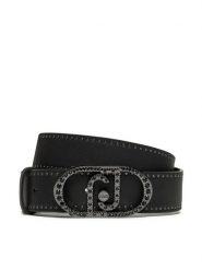 Liu Jo Pasek Damski Hips Belt 3.5Cm AF4307 P0064 Czarny. Czarne paski damskie Liu Jo, bez wzorów, ze skóry. Za 439.99 zł.