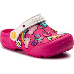 Klapki CROCS - Fl Playful patches Clog K 205444 Paradise Pink. Sandały dziewczęce marki Crocs. Za 149.00 zł.