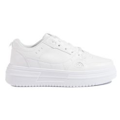 Białe damskie buty sportowe sneakersy. Białe obuwie sportowe damskie bez wzorów. Za 110.92 zł.