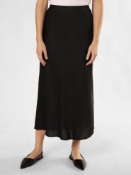 Vila Spódnica - VIEllette Kobiety Satyna czarny, 38. Czarne spódnice damskie Vila, bez wzorów, z satyny, eleganckie, koszulowe. Za 89.95 zł.