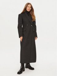 Herskind Płaszcz wełniany Ultra De Lux 5379174 Szary Regular Fit. Szare płaszcze damskie Herskind, na zimę, bez wzorów, z wełny, bez kaptura. Za 3,459.00 zł.