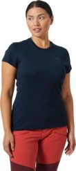 Koszulka damska Helly Hansen HH Lifa Active Solen. Niebieskie t-shirty damskie Helly Hansen, l, bez wzorów, z tkaniny, klasyczne, bez kołnierzyka. Za 261.00 zł.